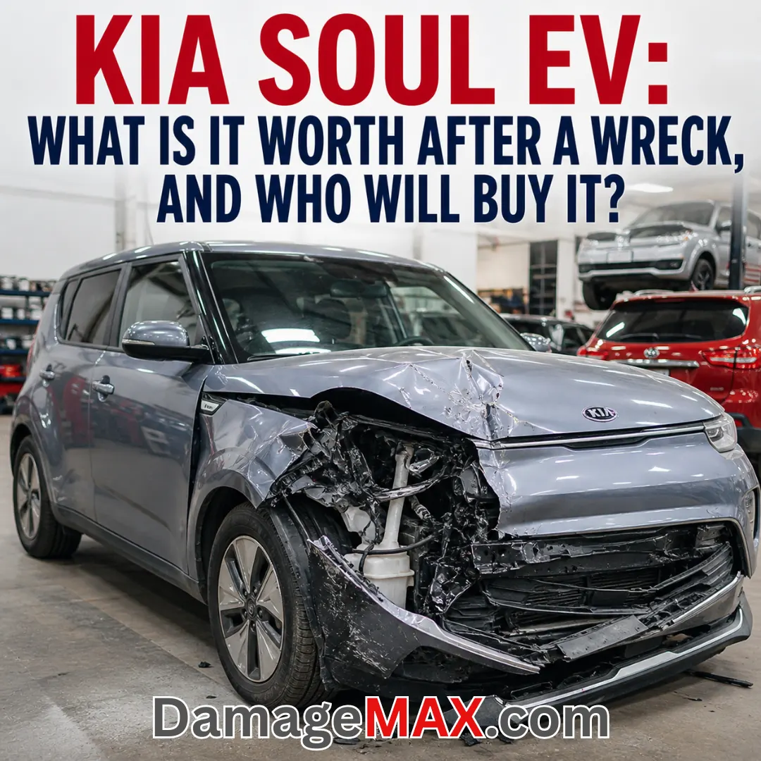 DamageMAX - Kia Soul EV: What Is It Worth After a Wreck, and Who Will Buy DamageMAX - Kia Soul EV: What Is It Worth After a Wreck, and Who Will Buy