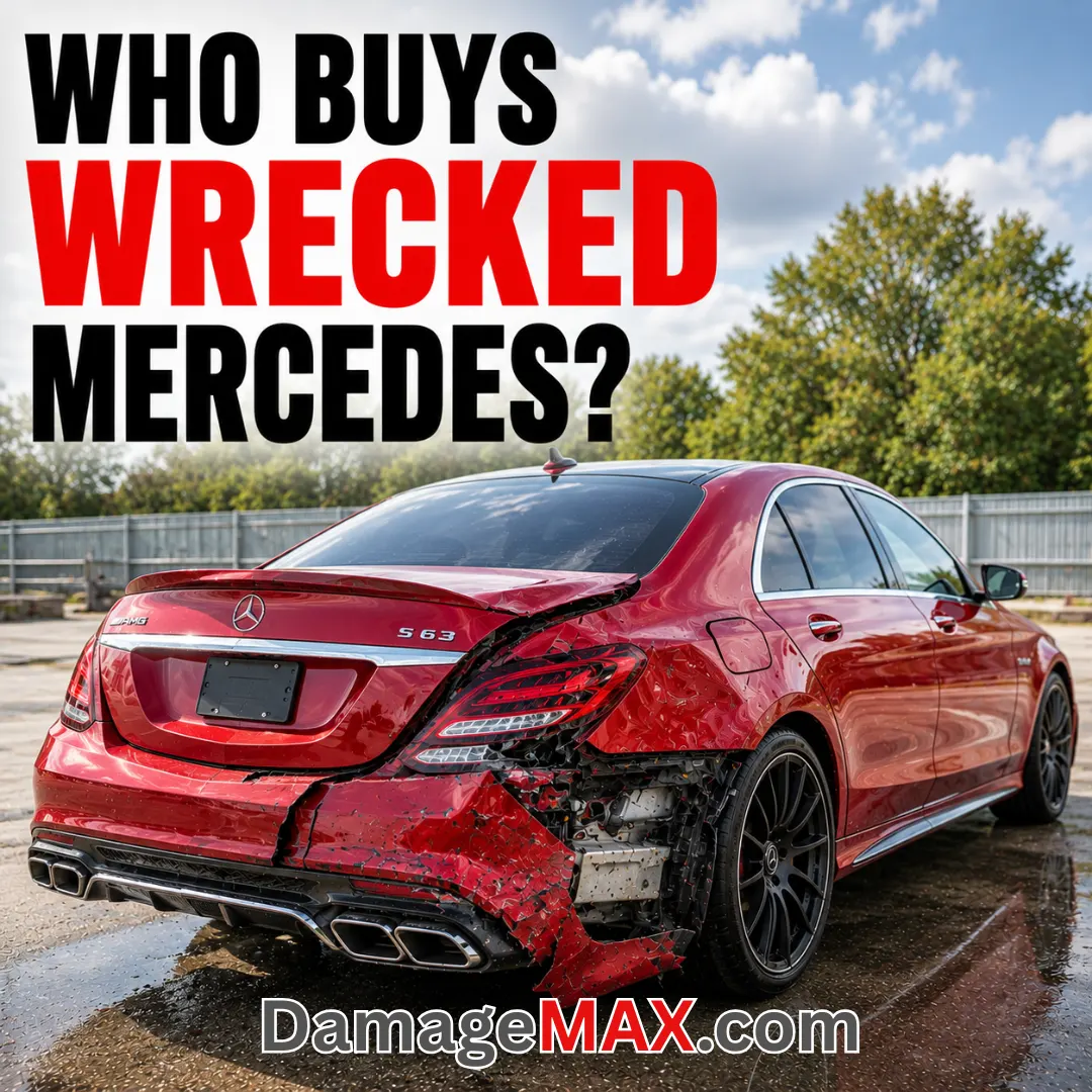 DamageMAX - Who Buys Wrecked Mercedes?